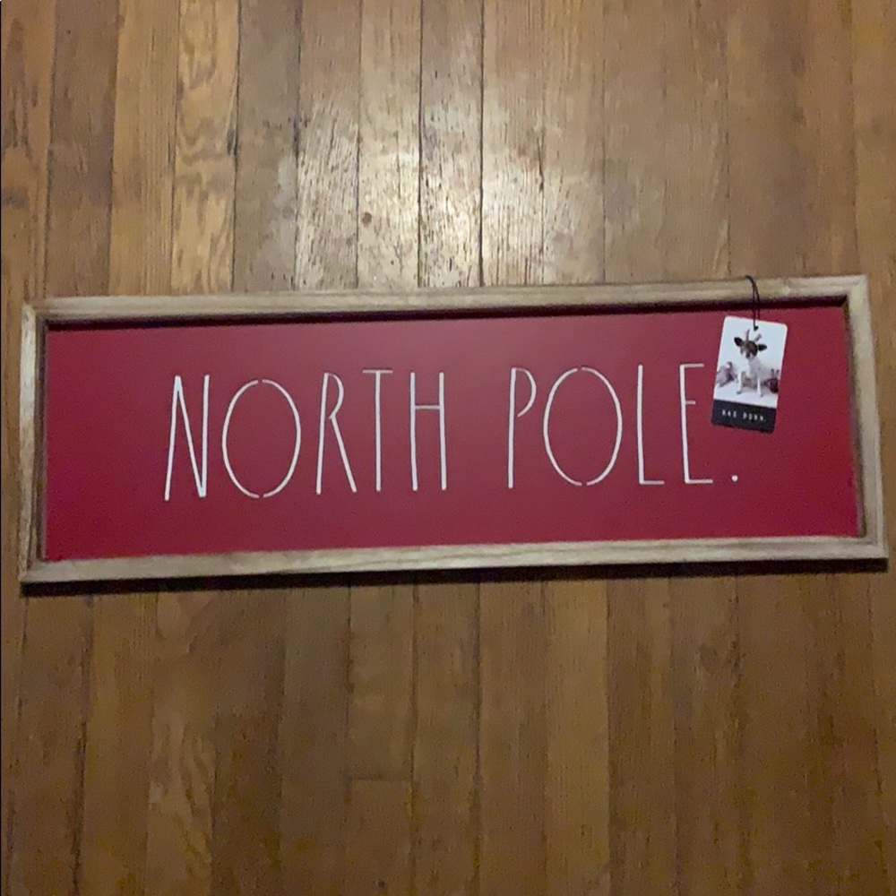 RAE DUNN NORTH POLE wall art